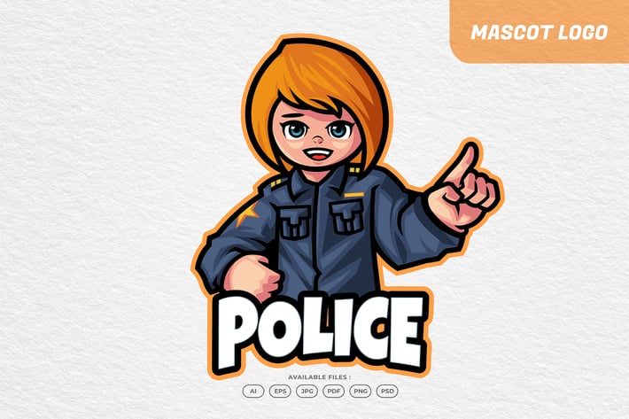 Police Kid Logo