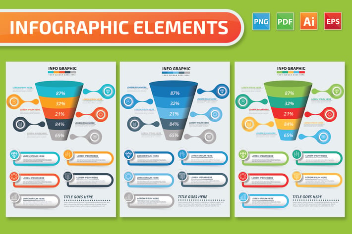 Funnel Infographics design