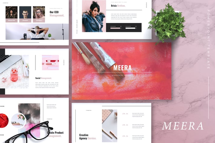 MEERA - Creative Agency Powerpoint Template