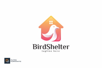 Bird Shelter - Logo Template