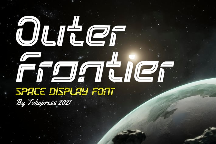 Outer Frontier - Space Font