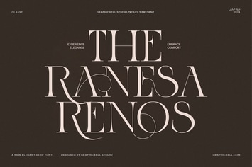Ranesa Renos - Elegant Serif Font