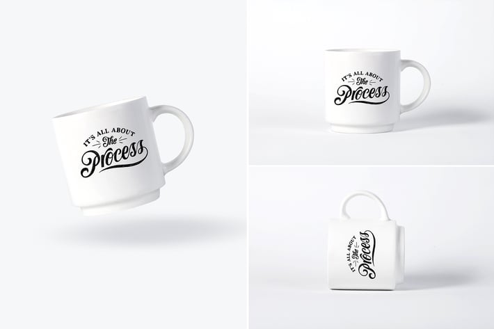 White Mug Mock Up