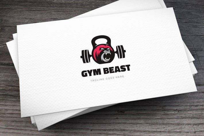 Gym Beast Logo Template