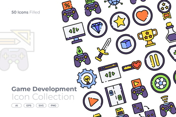 Game Development Filled Icon