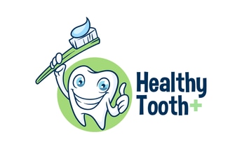 Healthy Tooth - Dental Character Mascot Logo