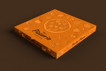 Pizzorio - Pizza Box Mockup