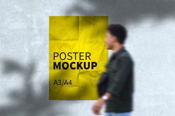 YDM Poster Mockup on The Wall