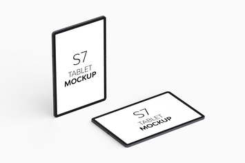 S7 Tablet Mockup