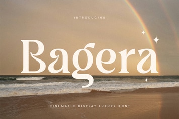 Bagera - Cinematic Display Luxury Font