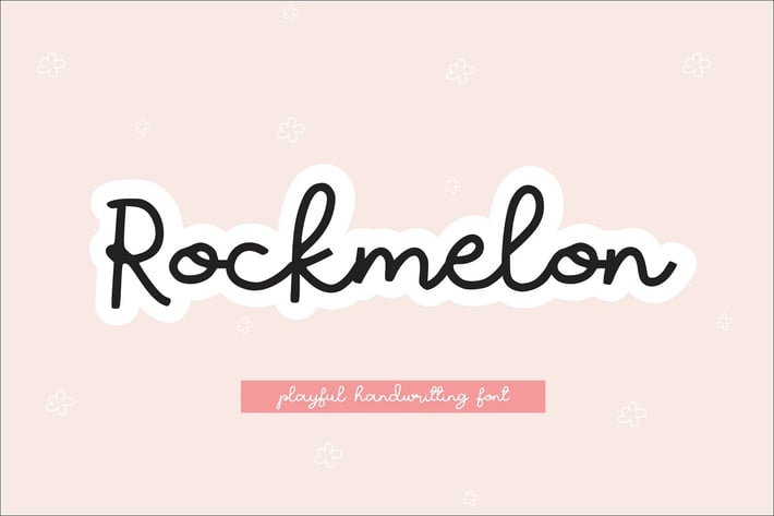 Rockmelon - Playful Handwritting Font
