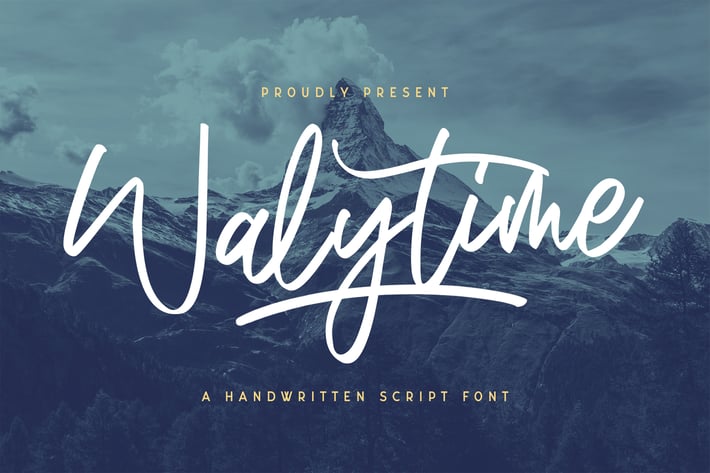 Walytime - Handwritten Font