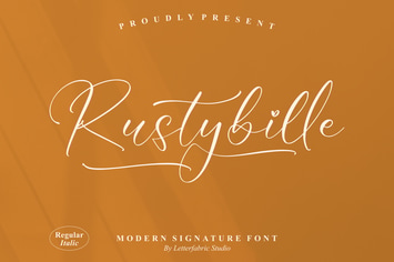 Rustybille Modern Signature Font