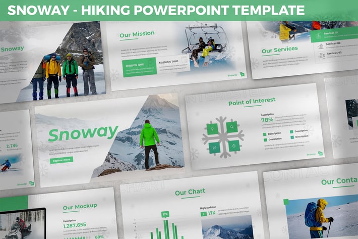 Snoway - Hiking Powerpoint Template