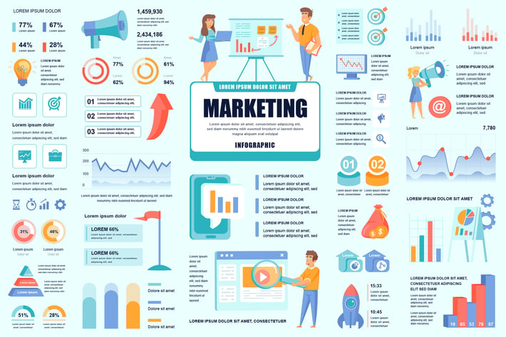 Marketing Infographics Template