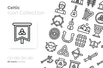 Celtic Outline Icon