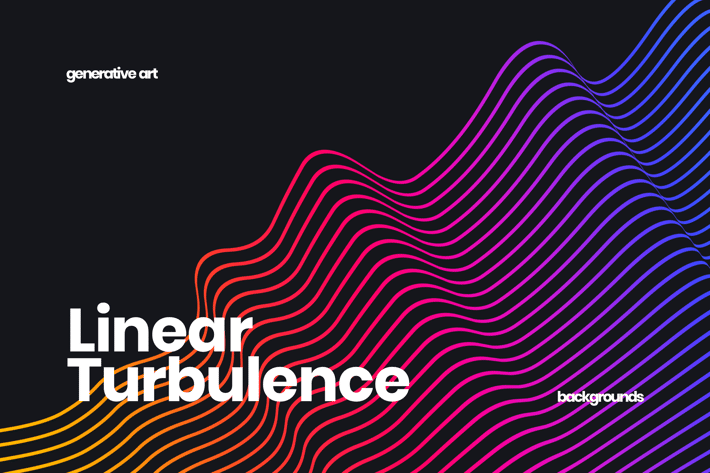 Gradient Linear Turbulence Backgrounds