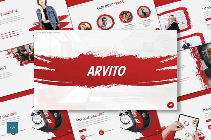 Arvito - Creative Keynote Template