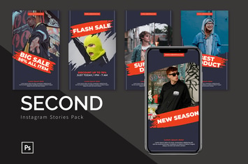 Second - Instagram Story Pack