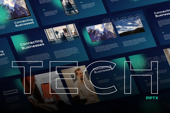 Sugaa - Tech Theme Powerpoint Template