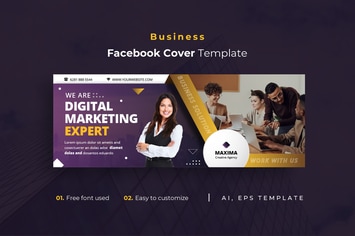 Business r3 Facebook Cover Template