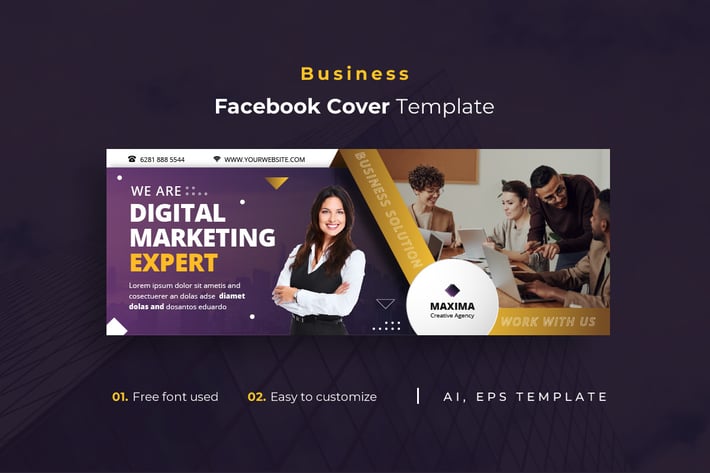 Business r3 Facebook Cover Template