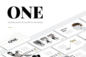 ONE Modern PowerPoint Template