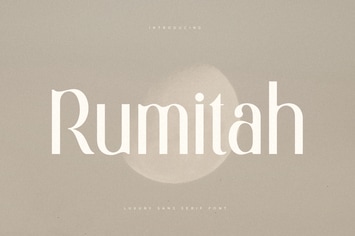 Rumitah - Luxury Sans Serif Font
