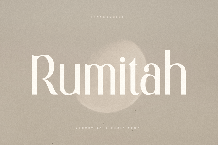 Rumitah - Luxury Sans Serif Font