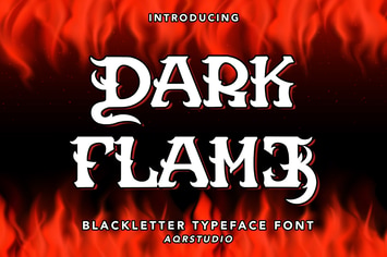 Dark Flame - Blackletter Font