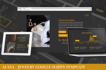 Alana - Jewelry Google Slides Template