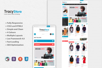 Leo Tracy Minimal Fashion Prestashop Theme