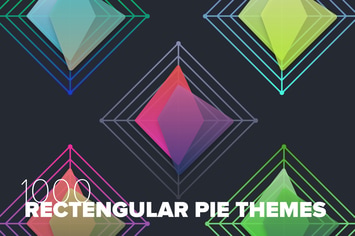 1000 Rectangular Pie Graphs