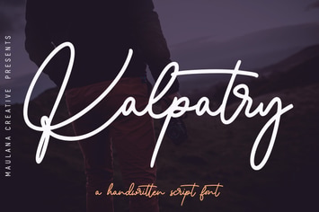 Kalpatry Signature Script Font