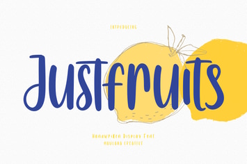 Justfruits Handwritten Font