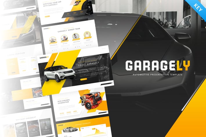 Garagely - Automotive Keynote Template