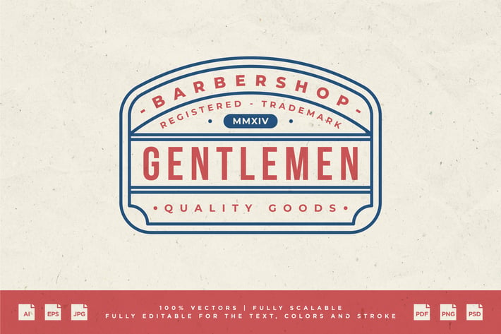 Modern Retro Logo - TW