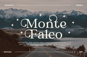 Monte Falco - Classic Serif Font