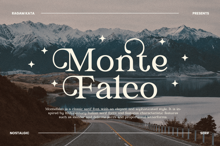 Monte Falco - Classic Serif Font