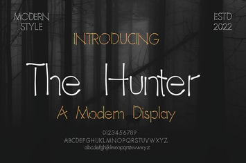 The Hunter Font