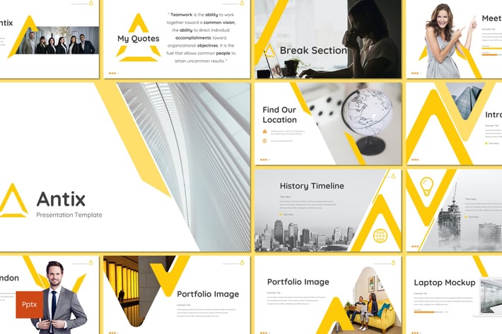 Antix - Business Powerpoint Template