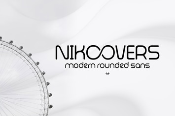Nikoovers - Rounded Font