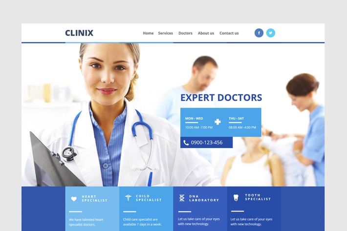 CLINIX - Medical HTML Template 