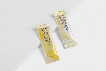 Snack Bar Mockup - Slim Rectangular
