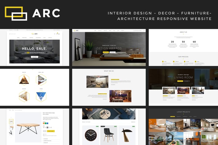ARC - Interior Design and Architecture Template