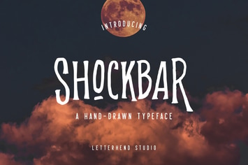 Shockbar - Handwritten Display Sans