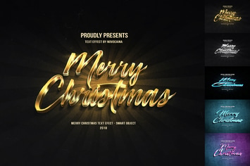 Christmas Text Effects