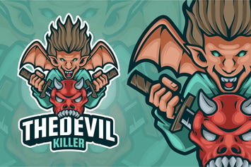The Devil Killer Mascot Logo