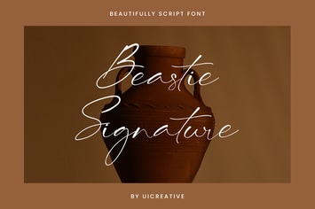 Beastie Signature Font