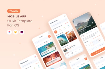 Travel Organizer UI Kit for Mobile App